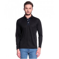 T10 Sports Polo Long Sleeve T10000323 (Black)